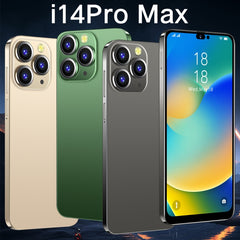 Gesichtserkennung, Android 10 MTK6737 Quad Core, Netzwerk: 4G, mit 64 GB TF-Karte, i14 Pro Max N86 4 GB + 32 GB