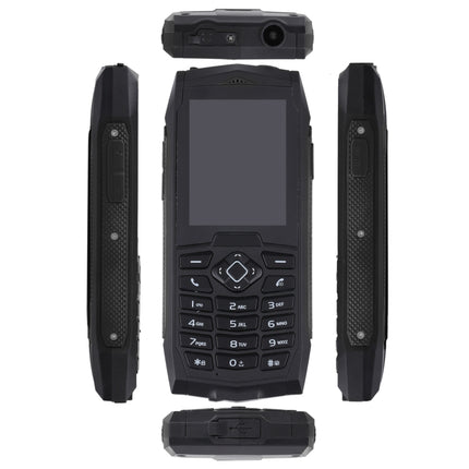 IP68 Waterproof Dustproof Shockproof, 2.4 inch, MTK6261D, 2000mAh Battery, SOS, FM, Dual SIM