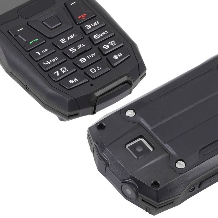 IP68 Waterproof Dustproof Shockproof, 2.4 inch, MTK6261D, 2500mAh Battery, SOS, FM, Dual SIM
