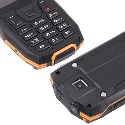 IP68 Waterproof Dustproof Shockproof, 2.4 inch, MTK6261D, 2500mAh Battery, SOS, FM, Dual SIM