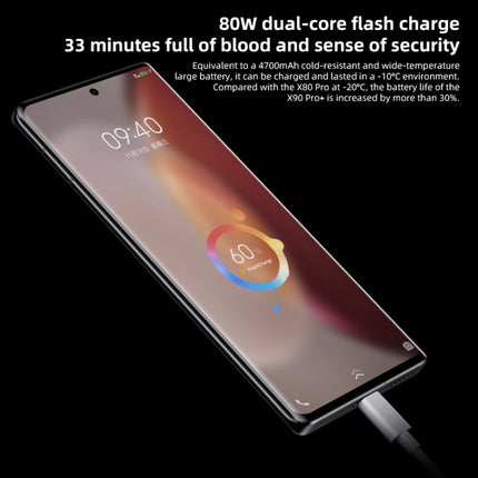 Quad Back Cameras, Screen Fingerprint Identification / Face ID, 4700mAh Battery, 6.78 inch Android 13.0 OriginOS 3 Qualcomm Snapdragon 8 Gen 2  Octa Core up to 3.2GHz, NFC, OTG, Network: 5G, Support Google Play, Support 50W Wireless Flash Charging