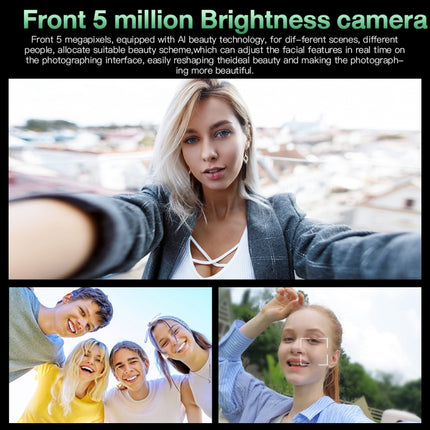 Face Identification, Android 8.1 MTK6753 Octa Core, Network: 4G, 3GB+64GB