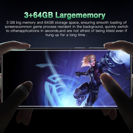 Face Identification, Android 8.1 MTK6753 Octa Core, Network: 4G, 3GB+64GB