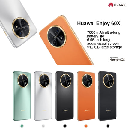 Dual Back Cameras, Side Fingerprint Identification, 7000mAh Battery, 6.95 inch HarmonyOS 3.0 Qualcomm Snapdragon 680 Octa Core 2.4GHz, Network: 4G, OTG, NFC, Not Support Google Play, 128GB Black, 128GB Green, 128GB Silver