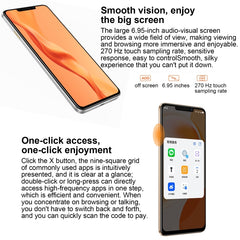 Dual Back Cameras, Side Fingerprint Identification, 7000mAh Battery, 6.95 inch HarmonyOS 3.0 Qualcomm Snapdragon 680 Octa Core 2.4GHz, Network: 4G, OTG, NFC, Not Support Google Play, 128GB Silver, 128GB Black, 128GB Green