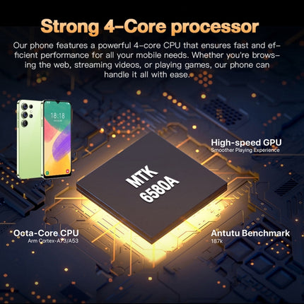 Face Identification, Android 8.1 MTK6580A Quad Core, Network: 3G, OTG, S23Ultra5G / B51