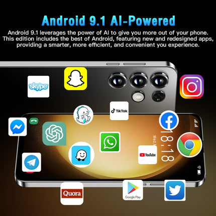 Face Identification, Android 9.1 MTK6580A Quad Core, Network: 3G, S23Ultra / D15