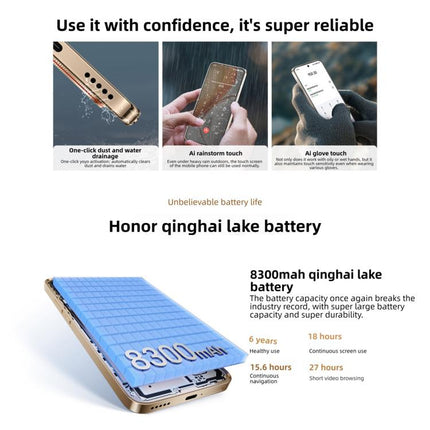 Honor X70 Updated Version, 8GB+128GB, Screen Fingerprint, 6.79 inch MagicOS 10.0 / Android 16 Snapdragon 6 Gen 4 Octa Core, Network: 5G, OTG, NFC, Support Google Play, 8GB+128GB