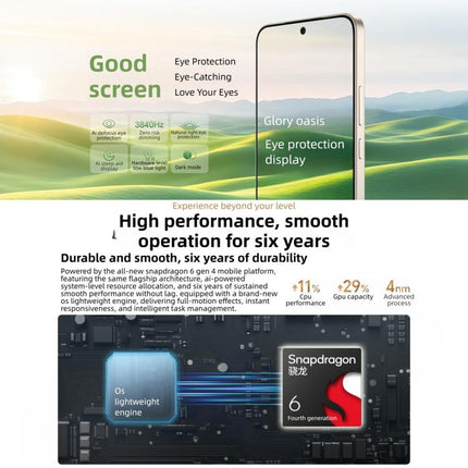 Honor X70 Updated Version, 8GB+256GB, Screen Fingerprint, 6.79 inch MagicOS 10.0 / Android 16 Snapdragon 6 Gen 4 Octa Core, Network: 5G, OTG, NFC, Support Google Play, 8GB+256GB