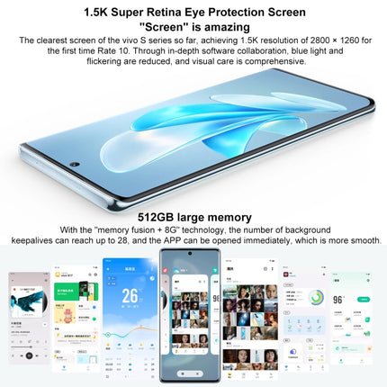 Triple Back Cameras, Srceen Fingerprint Identification, 4600mAh Battery, 6.78 inch Android 13 OriginOS 3 Dimensity 8200 Octa Core up to 3.1GHz, OTG, NFC, Network: 5G, 12GB+512GB