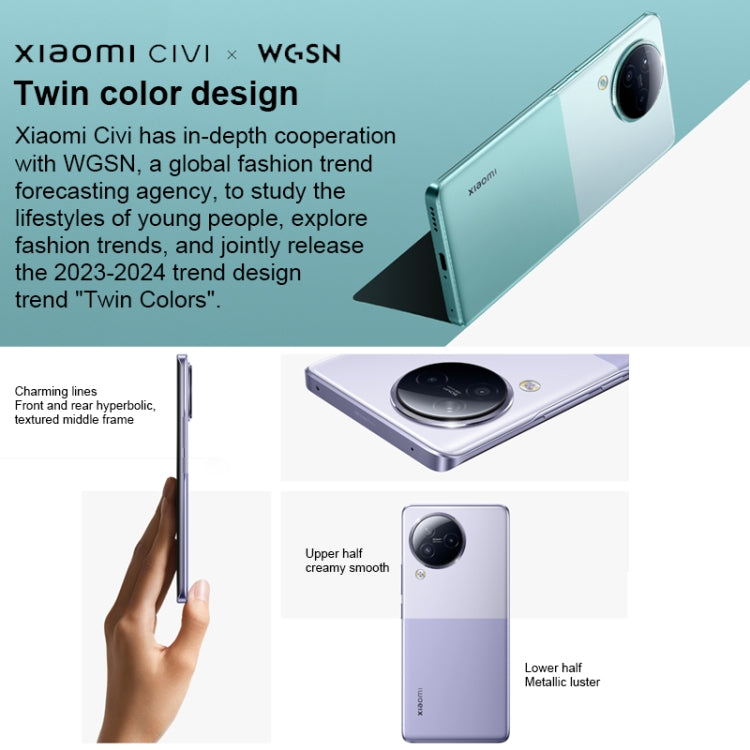 Triple Back Cameras + Dual Front Cameras, In-screen Fingerprint Identification, 4500mAh Battery, 6.55 inch MIUI 14 Dimensity 8200-Ultra Octa Core 4nm up to 3.1GHz, Network: 5G, NFC, 12GB+512GB
