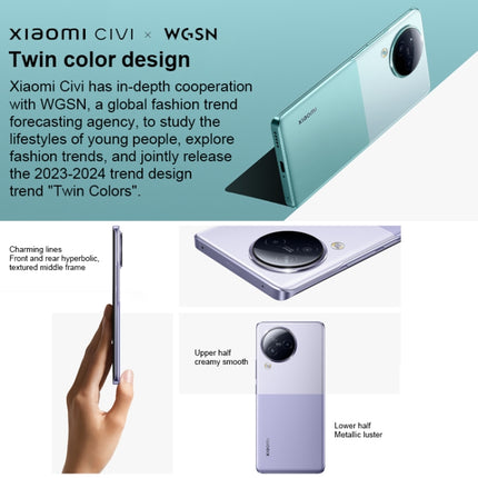 Triple Back Cameras + Dual Front Cameras, In-screen Fingerprint Identification, 4500mAh Battery, 6.55 inch MIUI 14 Dimensity 8200-Ultra Octa Core 4nm up to 3.1GHz, Network: 5G, NFC, 12GB+512GB