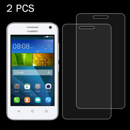 50 PCS for Huawei Y3 0.26mm 9H Surface Hardness 2.5D Explosion-proof Tempered Glass Film, No Retail Package, MPSG0054A, MPSG0054B, MPSG0054C, MPSG0054D, MPSG0054E