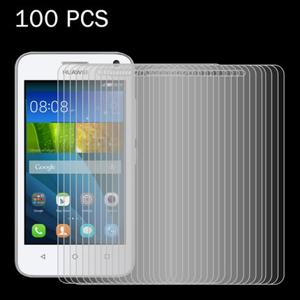 50 PCS for Huawei Y3 0.26mm 9H Surface Hardness 2.5D Explosion-proof Tempered Glass Film, No Retail Package, MPSG0054A, MPSG0054B, MPSG0054C, MPSG0054D, MPSG0054E