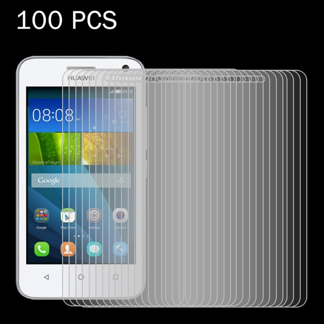 50 PCS for Huawei Y3 0.26mm 9H Surface Hardness 2.5D Explosion-proof Tempered Glass Film, No Retail Package, MPSG0054A, MPSG0054B, MPSG0054C, MPSG0054D, MPSG0054E
