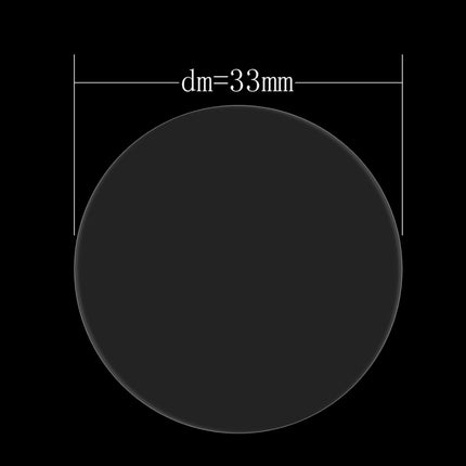 ENKAY Hat-Prince for 33mm Diameter Circular Dial Smart Watch 0.2mm 9H Surface Hardness 2.15D Curved Explosion-proof Tempered Glass Screen Film