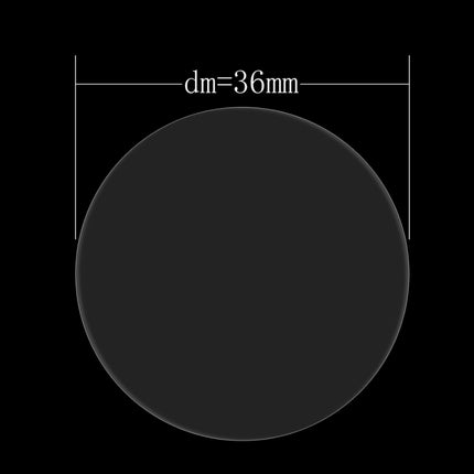 ENKAY Hat-Prince for 36mm Diameter Circular Dial Smart Watch 0.2mm 9H Surface Hardness 2.15D Curved Explosion-proof Tempered Glass Screen Film