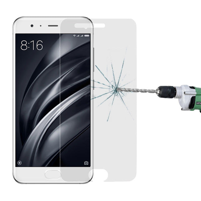 For Xiaomi Mi 6 0.26mm 9H Surface Hardness Explosion-proof Non-full Screen Tempered Glass Screen Film, For Mi 6