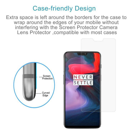 0.26mm 9H 2.5D Tempered Glass Film for OnePlus 6, For 6 (1 PCS)