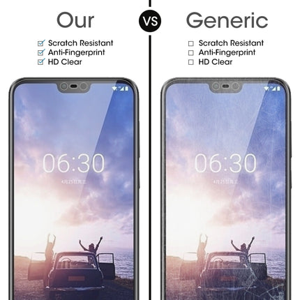 0.26mm 9H 2.5D Tempered Glass Film for Nokia X6, For Nokia X6 (1pc)