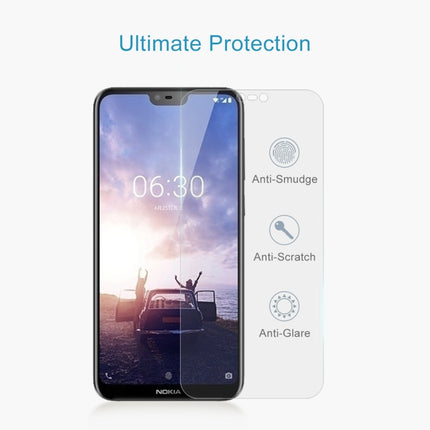 0.26mm 9H 2.5D Tempered Glass Film for Nokia X6, For Nokia X6 (1pc)