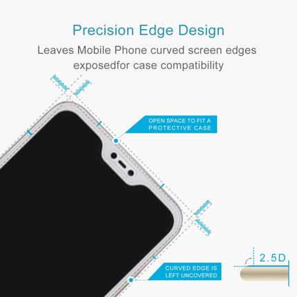 0.26mm 9H 2.5D Tempered Glass Film for Xiaomi Redmi 6 Pro / Mi A2 Lite, For Redmi 6 Pro