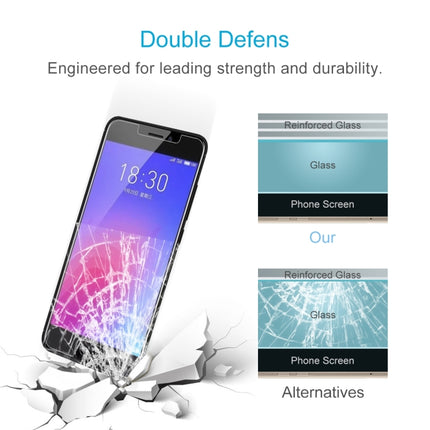 0.26mm 9H 2.5D Tempered Glass Film for Meizu M6, For M6(1 PCS)