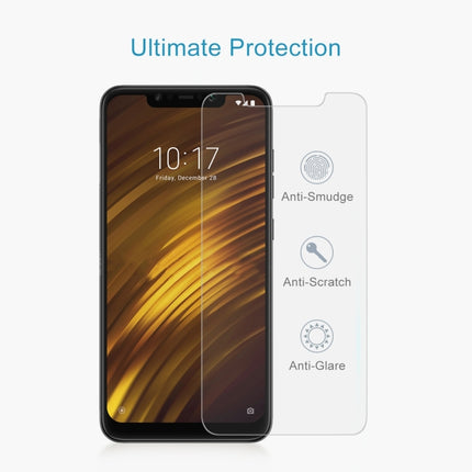 0.26mm 9H 2.5D Tempered Glass Film for Xiaomi POCO F1, For Xiaomi POCO F1(1 PC)