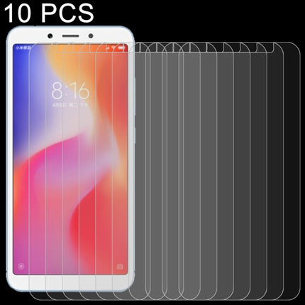 10PCS 9H 2.5D Tempered Glass Film for Xiaomi Redmi 6A, For 6A