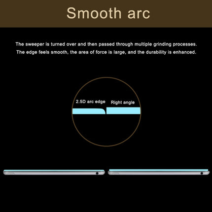 Película de vidrio templado a prueba de explosiones de 0,26 mm y dureza superficial 9H 2,5D para iPad Pro 11 2018/2020/2021/2022 / iPad Air 4 y 5 10,9, para iPad Pro 11 2018/2020/2021/2022 / Air 4 y 5 10,9 (2,5D)