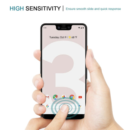 0.3mm 9H Surface Hardness 3D Curved Edge Full Screen Tempered Glass Film for Google Pixel 3 XL