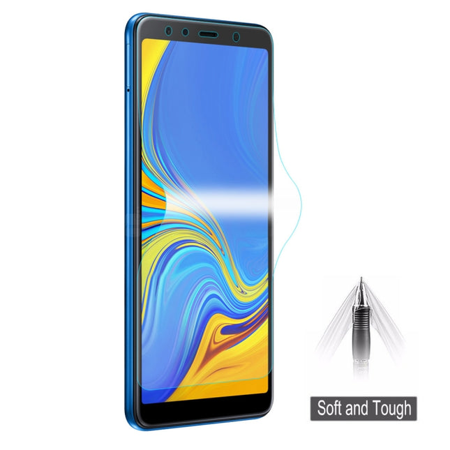 ENKAY Hat-Prince 0.1mm 3D Full Screen Protector Explosion-proof Hydrogel Film for Samsung Galaxy A7 (2018), TPU+TPE+PET Material, Galaxy A7 (2018)