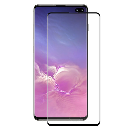 ENKAY Hat-Prince 0.26mm 9H 3D Curved Surface Full Screen Cover Hot Bending Tempered Color Film for Galaxy S10+