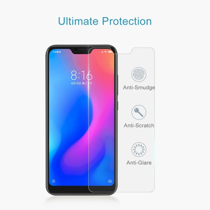 0.26mm 9H Surface Hardness 2.5D Curved Edge Tempered Glass Film for Xiaomi Redmi Note 6 Pro