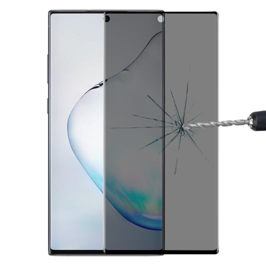 UV Full Cover Anti-spy Tempered Glass Film for Galaxy Note 10, For Galaxy Note 10 (1 PC)