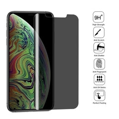 For iPhone XS Max 0.4mm 9H Surface Hardness 180 Degree Privacy Anti Glare Screen Protector, For iPhone XS Max (1 PC)