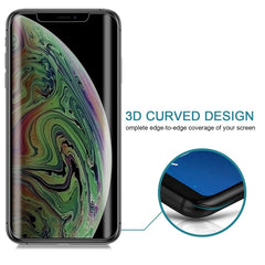 For iPhone XS Max 0.4mm 9H Surface Hardness 180 Degree Privacy Anti Glare Screen Protector, For iPhone XS Max (1 PC)