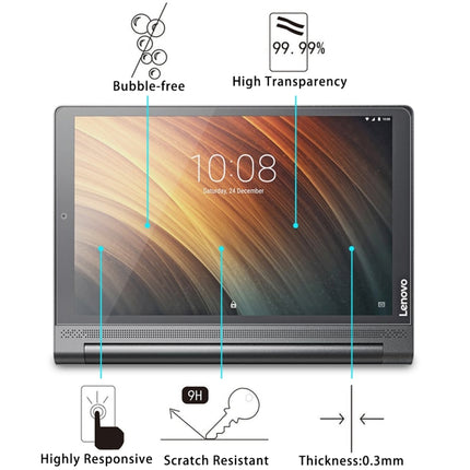 For Lenovo YOGA Tab3 Plus 10.1 inch 9H Surface Hardness Tempered Glass Screen Protector, For Tab3 Plus