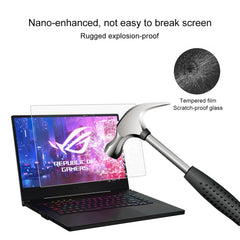 Laptop Screen HD Tempered Glass Protective Film for ASUS ROG Zephyrus M GU502 15.6 inch, For ASUS ROG Zephyrus M 15.6 inch