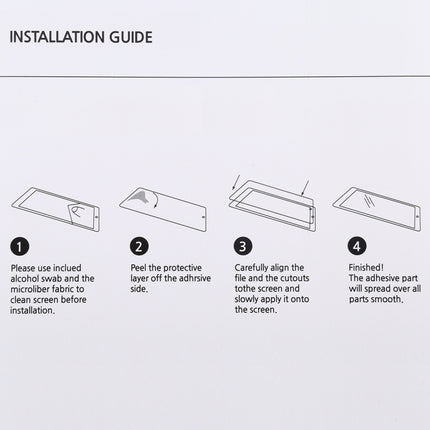 25 PCS 3H Professional Paper Textured Screen Film Pencil Sketch Film for Microsoft Surface Pro 4 / 5 / 6 / 7