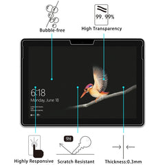 2 PCS For Microsoft Surface Go 2 9H 2.5D Explosion-proof Tempered Glass Film