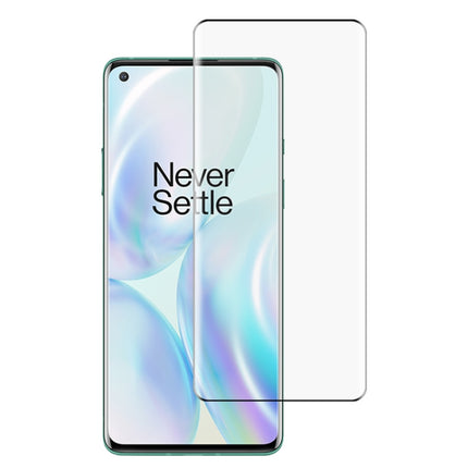 For OnePlus 8 9H 9D Curved Edge Tempered Glass Film, For OnePlus 8