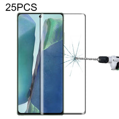 For Samsung Galaxy Note20 25 PCS 3D Curved Edge Full Screen Tempered Glass Film, For Samsung Galaxy Note20