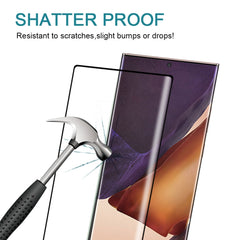 For Samsung Galaxy Note20 Ultra 3D Curved Edge Full Screen Tempered Glass Film, For Samsung Galaxy Note20 Ultra