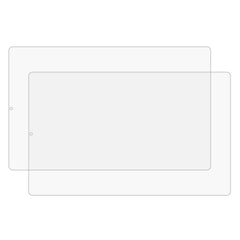 For Lenovo Yoga Tab 5 10.1 inch 2 PCS 9H HD Explosion-proof Tempered Glass Film