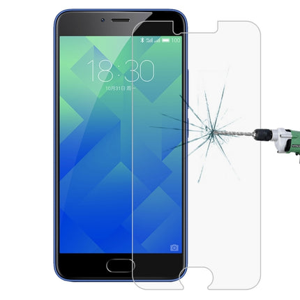For Meizu M5 0.26mm 9H Surface Hardness 2.5D Explosion-proof Tempered Glass Screen Film, 1pcs