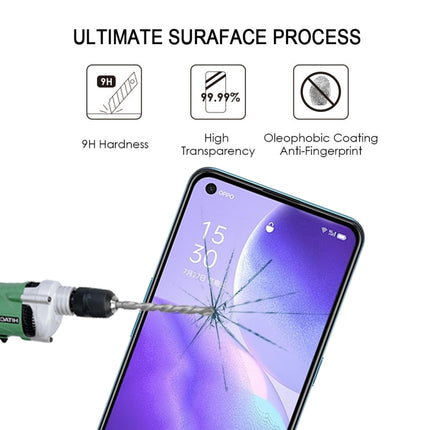 For OPPO Reno5 5G / 4G 25 PCS Full Glue Full Screen Tempered Glass Film