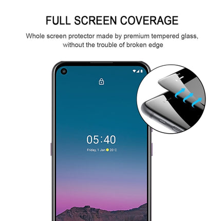 For Nokia 5.4 Full Glue Full Screen Tempered Glass Film