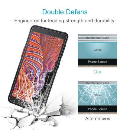 For Samsung Galaxy Xcover 5 0.26mm 9H Surface Hardness 2.5D Explosion-proof Tempered Glass Half Screen Film, For Samsung Galaxy Xcover 5 (1 PCS)