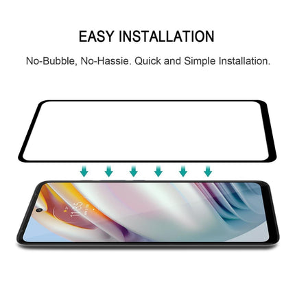 For Motorola Moto G60 / G51 / Moto G60S / G200 5G 25 PCS Full Glue Full Cover Screen Protector Tempered Glass Film